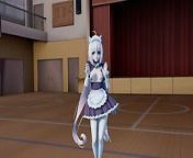 A cute student danced in cosplay with bare breasts, not realizing that her classmate was watching her from 20sec xvideos school girl classmate sex