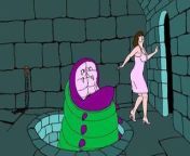 Giant Worm Eats La Vore Girl from cartoon porn las