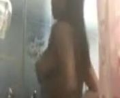 Ethiopian woman showers nudes and touches body on cellphone from aunty nud bathing