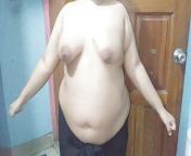 Beautiful Girl Showing her boobs and ass - Indo jilboobs - nach baby - Booty Shake In Bathroom - tabdeli in from indo jilbob