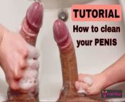 TUTORIAL - Stepmom Teaches Me To Clean My Cock Well Before I Suck It from italian cei