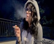 Night Smoking when is Minus Temperature Outside :) be with me at this moment from minu kurian aunty hot mil