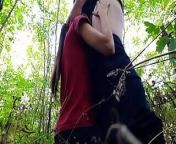I fuck my new girlfriend hard in the forest in the mouth - Lesbian-candys from forest in gavti