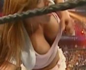 WWE - Mickie James cleavage from 위키미키 꼭지