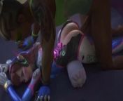 Overwatch 3D Porn : ( D.va get fuck by Lucio ) from small tits korean watch