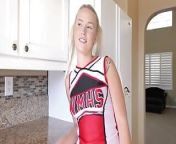 Blonde Cheerleader Layla Love On A Hard Cock from love layla
