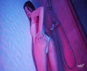 Sexy Babe wet under the shower for Nudex from ebony preg nudex italian before midnight party movie