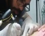 Tattoo making from indian girl save pussy