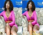 Diviyne - Hot Ebony MILF Does Porn Casting In Vegas from some baby vega com