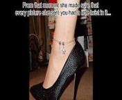 How She Turned you into a Sissy Footfag Phase 1 from cuckold story