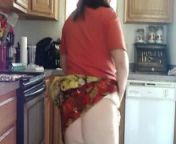 Sexy BBW Thanksgiving Step Mom Bakes Cookies from mom bake