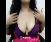 HOT DESI GIRL PLAYING WITH HER BOOBS from desi girl playing with boobs
