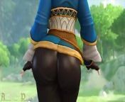 Breath of the Wild Princess Jiggles All Her Perfect Assets When She Walks from princess adewole porn
