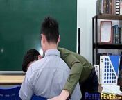 PETERFEVER Classy Asian Teacher Fucks With Young Student from asian teacher gay