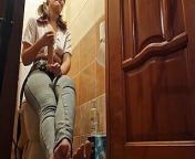 Mistress punishes slave with strapon in toilet from train tailet school girl analgla video sex to 12 বাংলা নতু