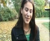 cute Teen is screwed in the park from park sex