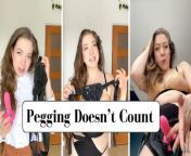 Pegging Doesn't Count from xxx can sex hit