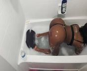 Bubble Butt in a Bubble Bath from rose kelly nude bath milf youtuber