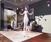 China Cutie Dancing + Gradual undressing (3D HENTAI) from चीन उच्च