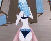 POV fucking Sae Niijima on a table. Persona 4 Hentai. from sae leoy xxx video