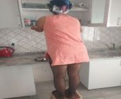 Mature turkish mom doing her daily chores in the kitchen from best belgian mom doing chores in 7 inch heels pt