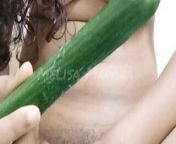 Cucumber In A Tight Pussy from hot self naked teen pussy