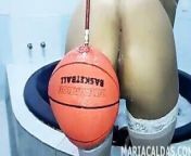 Maria Caldas inflatable basketball ball from maria smith aka bronwyn ball深圳包养外围上门服务（qq微信284377164） vlq