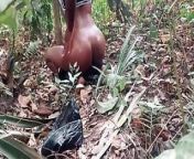 AFRICAN young woman ON HARDCORE BUSH SEX WITH CREAMPIE from african young pussy