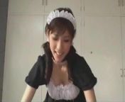 Horny Japanese Maid give the best blowjob ever (uncensored) from japanese maid gif