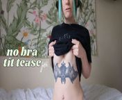 No Bra Tit Tease JOI from morning walk girl bouncing boobs mpg videos