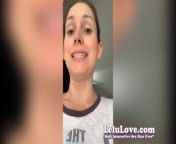 Lelu Love- VLOG: Latex Shorts Peeing Closeups Masturbating from shower vlog