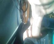 RISKY PUBLIC BLOWJOB ON BUS IN SLOW MOTION from dick flash on bus