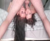 Two sluts getting upside down face fuck with two camera angles. from www angles sex coming made and bib milk sexy videos