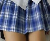 Schoolgirl 18+ in school uniform, perfect tits and luscious ass gets wet and ended up inside her pink tight pussy from teen sex