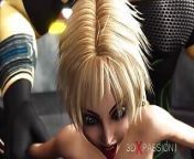 Alien sex! A hot super blonde gets fucked by Anubis on the exoplanet from 3d alien sex 3