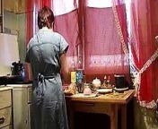 I visited my aunt in her kitchen from bangbroz my aunt