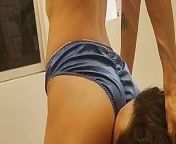 Sweaty ass worship in shiny panties from 3d naked ambition 香港三级电影3d 豪
