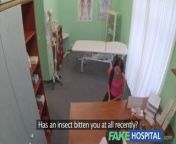 FakeHospital Doctor and nurse enjoy patients wet pussy from doctor and nurse sex fake v