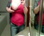 Big tit bathroom selfie(Web find) from 155chan selfie bathroom