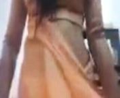 Sl girl takes off saree from sl little nude