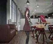 Gothic girl hentai undress dance nude small tits with only socks soft red hair and clothes color edit smixix from bouba 1 nude 3d sample