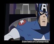 Wonder woman pussy fucked by Captain America from anime swimming captain