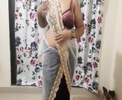 hot naughty Indian desi bhabhi getting ready for her secret boyfriend from hot naughty aunty sex