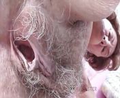 Horny granny fingering and rubbing her hairy pussy Part 1 from granny fingering