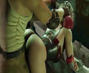 Harley Quinn Bent Over In A Griming Bathroom And Fucked Hard from judith grimes nude