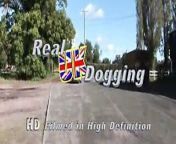 British Dogging - Teen BBW in a car park being fucked from public bbw