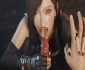 Final Fantasy Tifa Lockhart Experience The Ultimate In Oral Pleasure from anime hentai cum on face