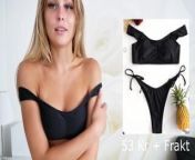 Hot Thicc Booty Swedish YouTuber Amanda Strand Tests Bikinis from hostess com strayx