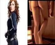 SekushiLover - Black Widow vs Nude Scarlett from nude arie wibowo
