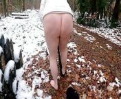 Get naked in the snow i want to slap your pussy from outdoor snow